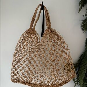 NWOT Woven Net Market Bag